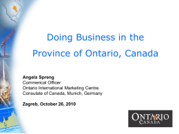 Ontario International Marketing Centre