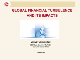 Impacts on Turkish Banking and Financial Sector