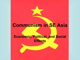Communism in SE Asia