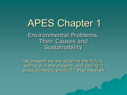 APES Chapter 1