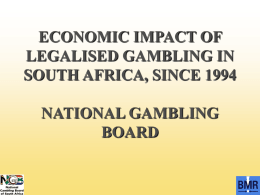 by the National Gambling Board