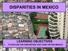 disparities in wealth in mexico - IBGeography