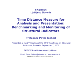 TIME DISTANCE Concept and novel generic statistical measure