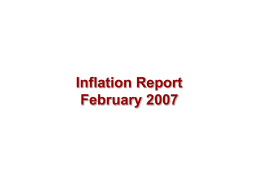 Bank of England Inflation Report February 2007