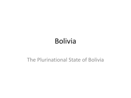 Bolivia - People Server at UNCW
