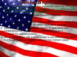 RAH Day 38 `09 Agenda clinton and contract w america
