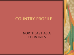 COUNTRY PROFILE