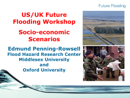 US/UK Future Flooding Workshop Socio