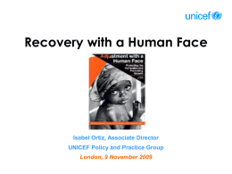 Recovery with a Human Face