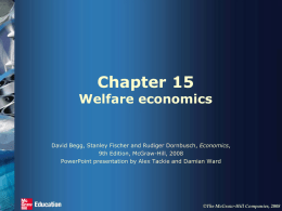 Welfare economics