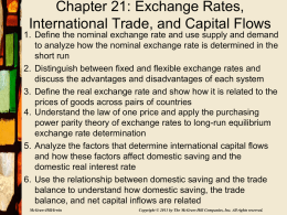 fixed exchange rate - McGraw Hill Higher Education