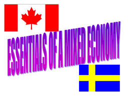 3. Sweden and Canada economics - Social Studies 30-1