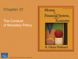Problems in Achieving Monetary Policy Goals