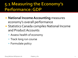 Gross Domestic Product is - McGraw-Hill