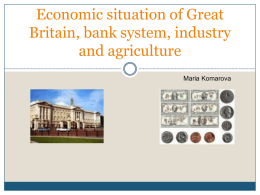 Economic situation of Great Britain