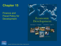 Chapter 15 - IR-517: Politics and the Political Economy of