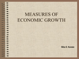 Measure Economic Growth
