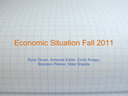 PowerPoint on US Economy: used in presentation with group where