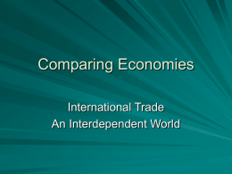 Comparing Economies