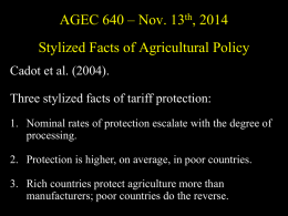 AGEC 640 * Explaining Policies - Purdue Agricultural Economics