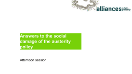 madrid second session - Alliances to fight poverty
