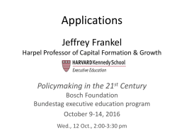 Applications - Harvard Kennedy School