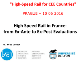 High Speed Rail in France