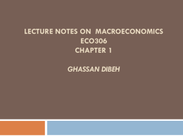 The Political Economy of Stabilization in Lebanon Ghassan Dibeh