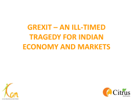 grexit – an ill-timed tragedy for indian economy and markets