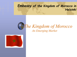 Morocco`s Involvement in Africa
