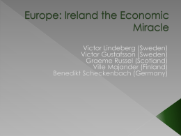 Europe: Ireland the Economic Miracle