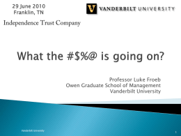 2010.Independent.Trustx - The Owen Graduate School of