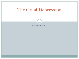 PPT- The Great Depression