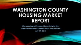 Washington County Housing market