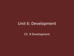 Unit 6: Development