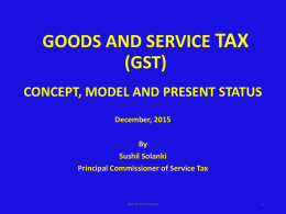 goods and service tad (gst)