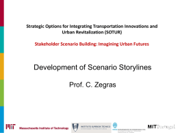 SOTUR2010: Final Scenario Development