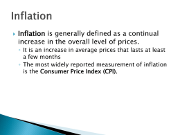 Inflation Power Point File