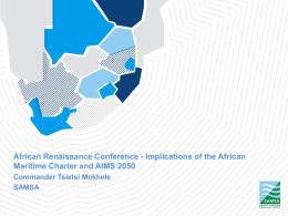 African Maritime Governance Framework