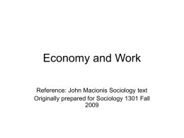 Economy and Work