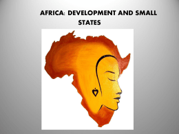 . The Problems of Small States in Africa