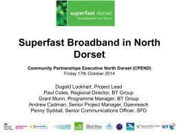 superfast broadband network in Europe by 2015.