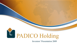 PADICO Investments