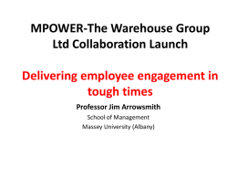 Employee Engagement - Jim Arrowsmith