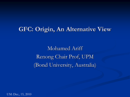Global Financial Crisis and Risk Management in Islamic Finance