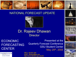Quarterly Forecast Conference