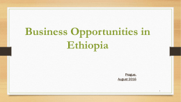 Ethiopia at a glance