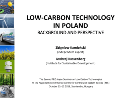 low-carbon technology in poland background and perspective