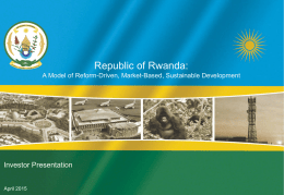 Rwanda Presentation for Investors March 2015x