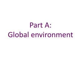 Global environment - November 2016